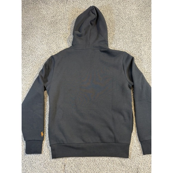 Polo Ralph Lauren Logo Hoodie Black Men's Small S NWT $168 Cotton Sweatshirt - Picture 5 of 7